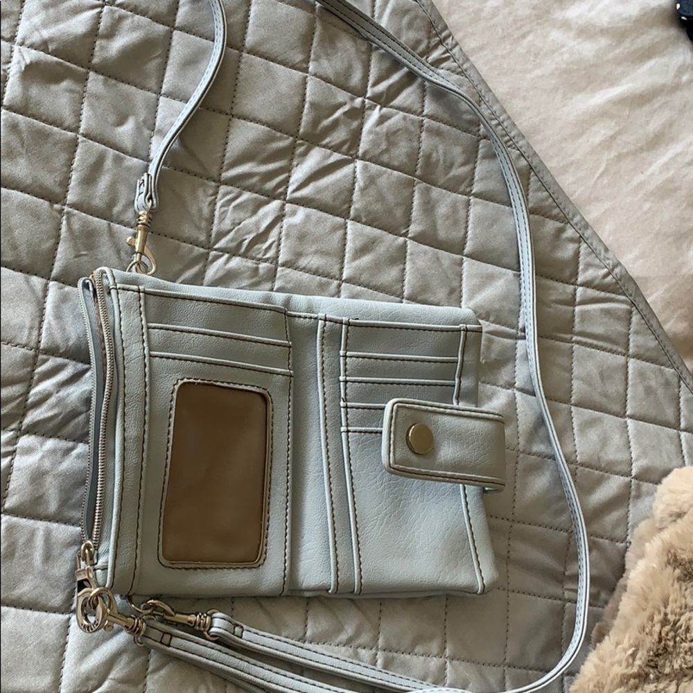 Crossbody weekender doubles as a clutch